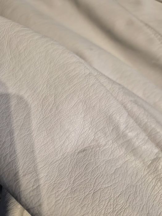 beżowa dziewczęca ramoneska; 146cm