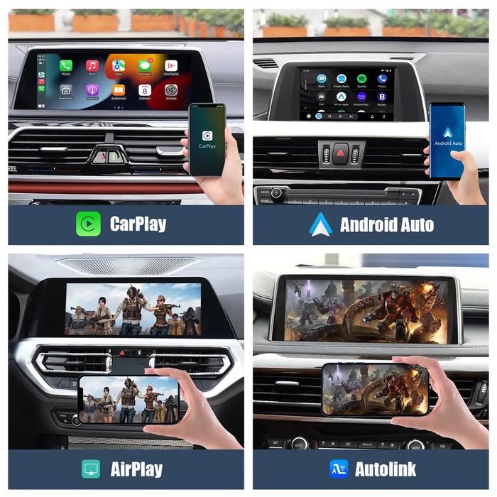 Комплект Carplay Android Auto для BMW F10 F30 F32 F15 F16 F25 F26 NBT
