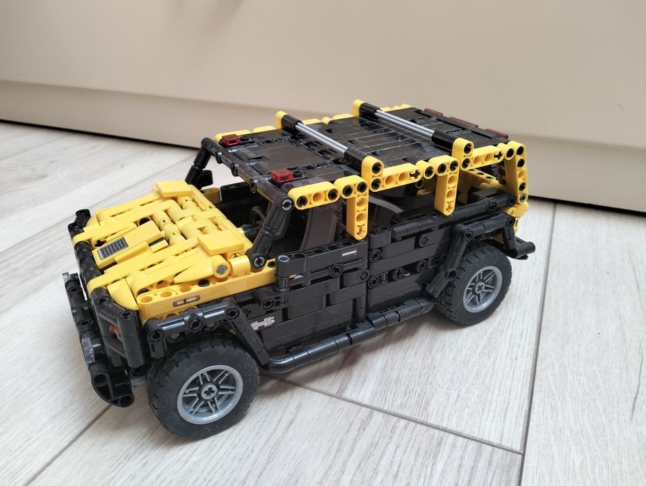 klocki jeep dżip robot zabawka