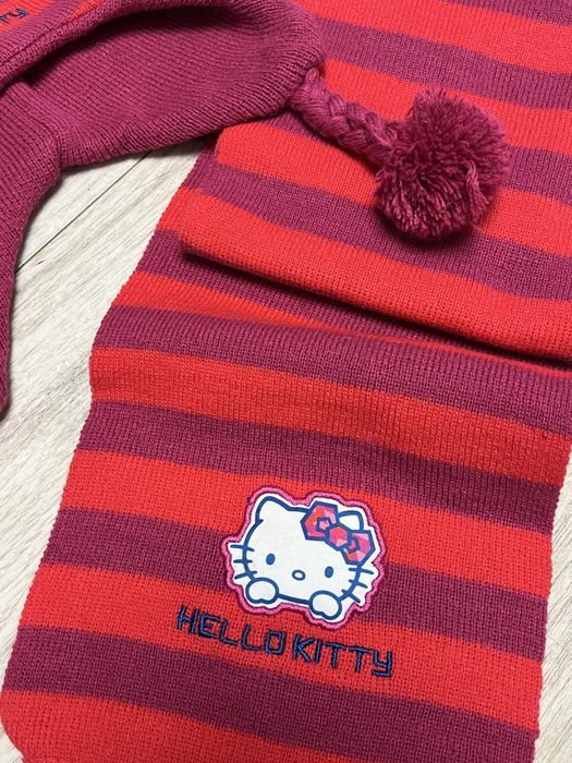 Zestaw czapka i szalik hello kitty 3-6 lat