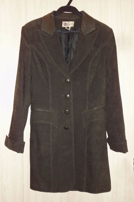 Кардиган / пиджак женский тёмно-зелёный (Италия) 46 р