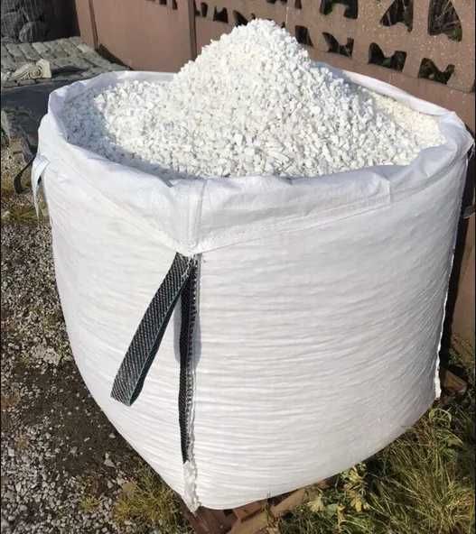 ŚNIEŻNOBIAŁY Grecki Otoczak Grys Biały Kamień 1-2, 2-4, 4-8, 8-13 cm