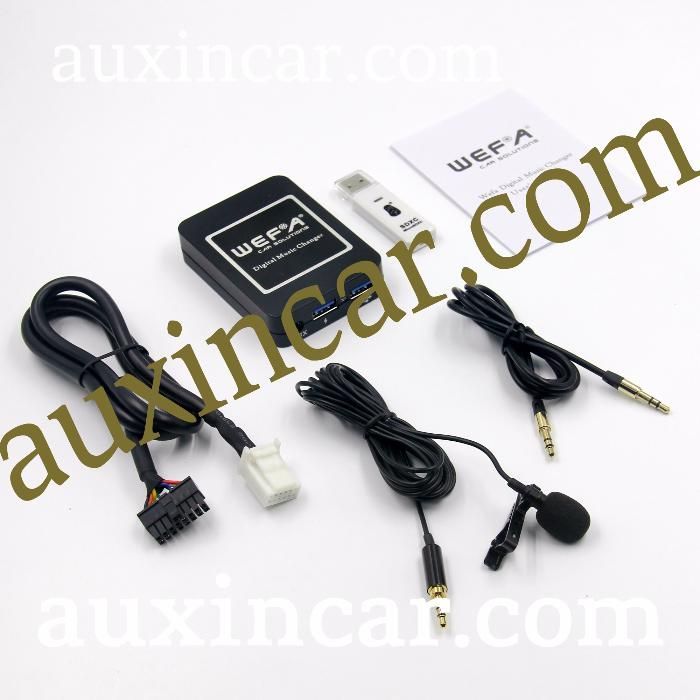 usb BT aux WEFA WF-606 BMW Toyota Lexus Audi Honda Mazda Subaru Рено