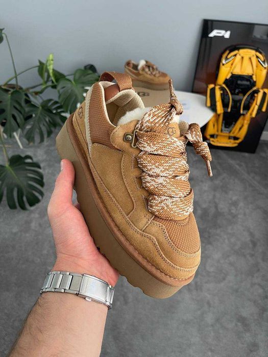 Уггі UGG Lowmel Sneaker Platform Chestnut premium угги