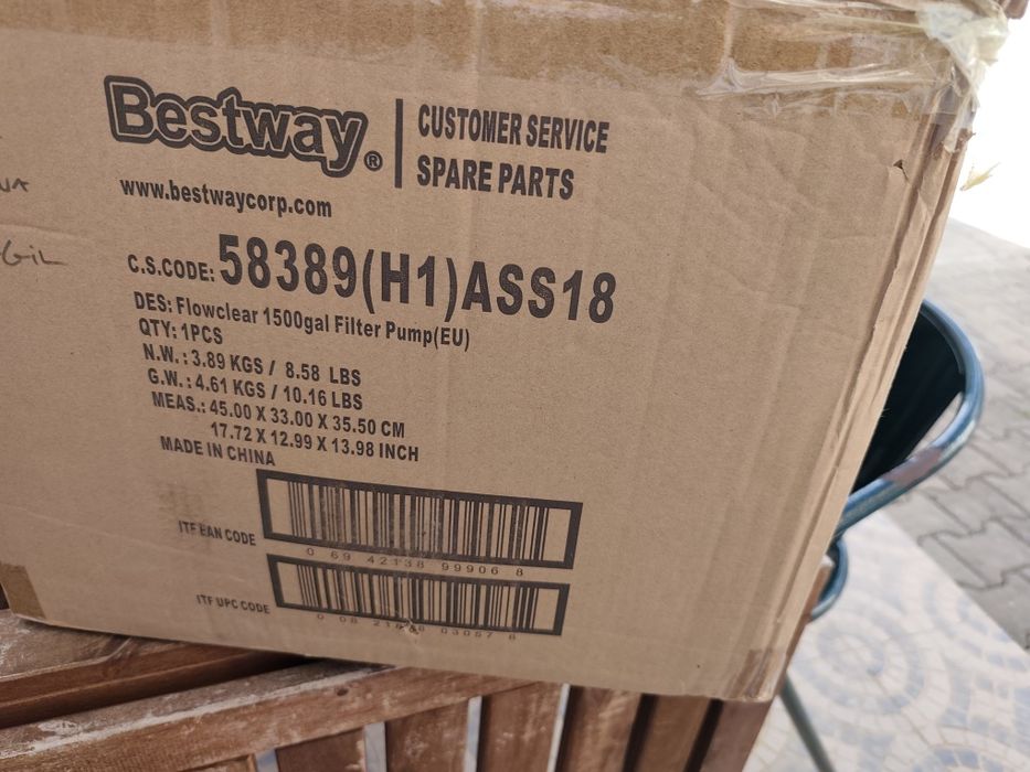 Bomba de piscina da bestway