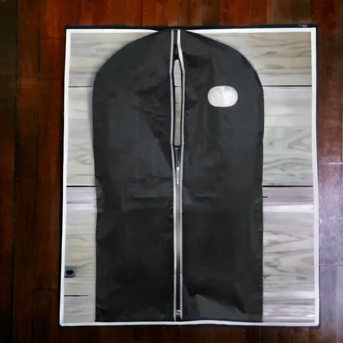 Чехол для одежды 60х100 см черный непромокаемый