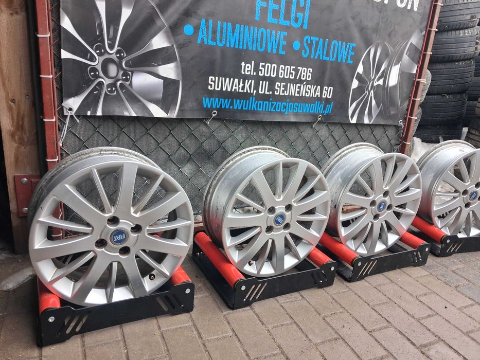 4x felgi alu R16 4x98 Fiat Doblo Punto Panda 500e Fiorino Qubo Lancia