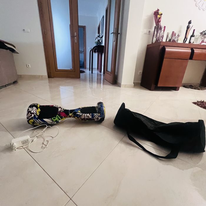 Hoverboard com mala de transporte
