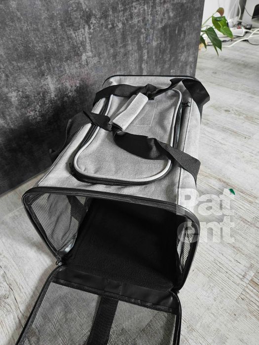 Transporter torba transportowa dla psa kota królika świnki szary