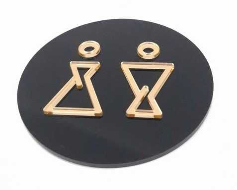 Tabliczka Toaleta Wc Znak Symbol Męski Damski Znaczek 19x19cm