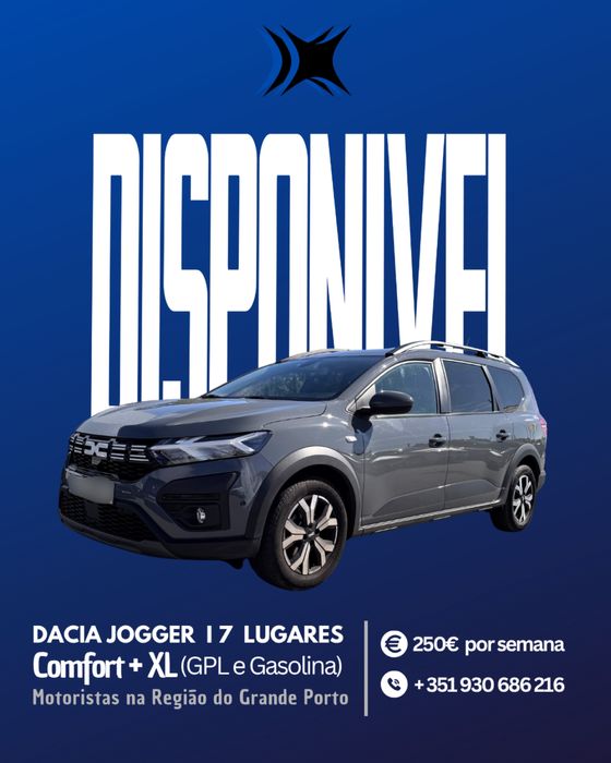 Aluguer TVDE de 300€ por 250€