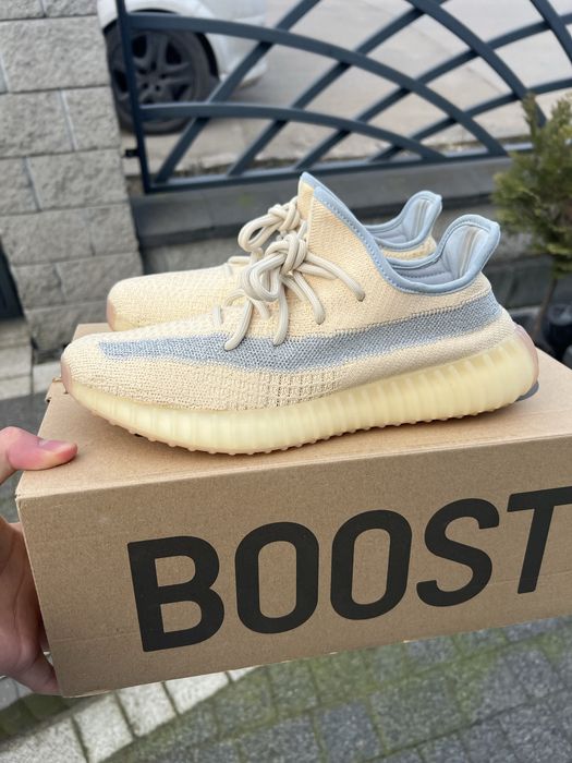 Adidas Yeezy Boost 350 V2 Linen sneakersy niskie beżowe kanye 42