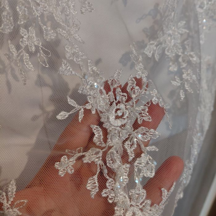 Krótka sukienka ślubna mini S