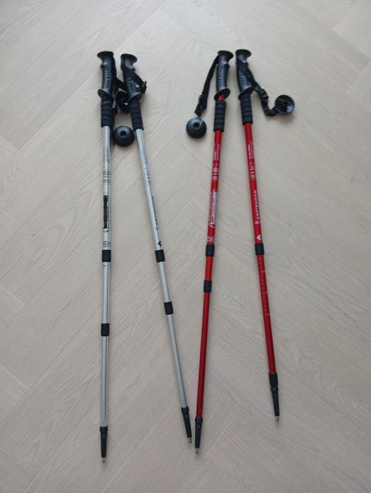 Kijki trekkingowe, do chodzenia, nordic walking dwie pary, regulowane