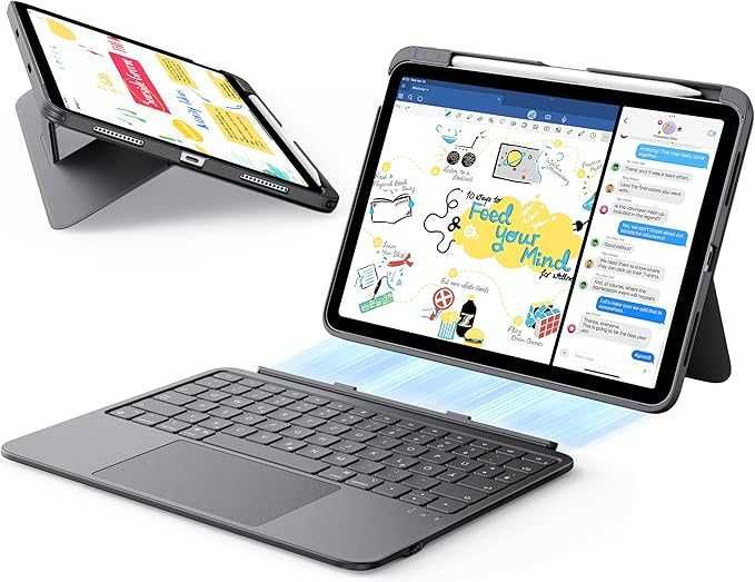 ESR etui z klawiaturą do iPad 11" (A16) 2025/10. Gen 2022