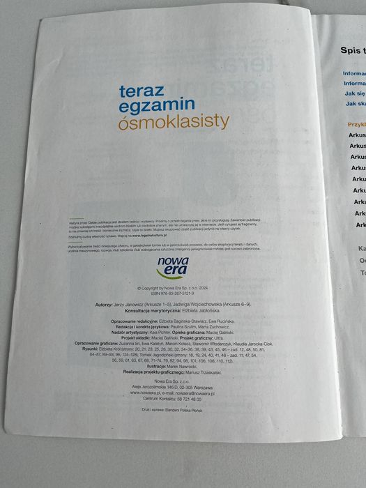 Arkusze e8 matematyka