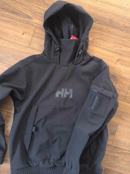 Bluza softshellowa Helly Hansen ULLR D Ridable Hoodie 990 black roz.XS