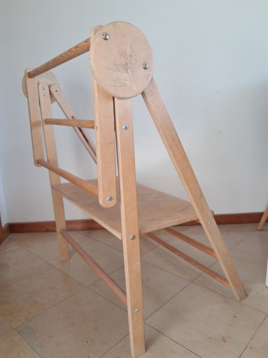 Torre de aprendizagem dupla dobrável