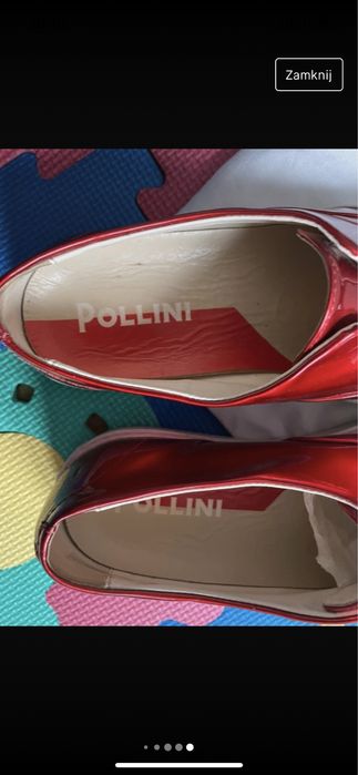 Buty Pollini 37 skora lakierowana