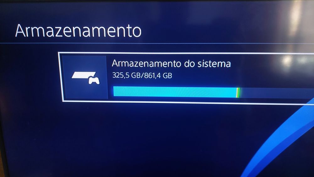 Ps4 Slim 1Tb + comando + jogos