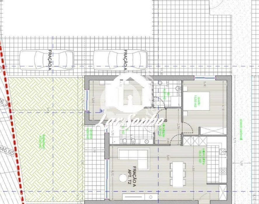 Apartamento T2 Novo com jardim