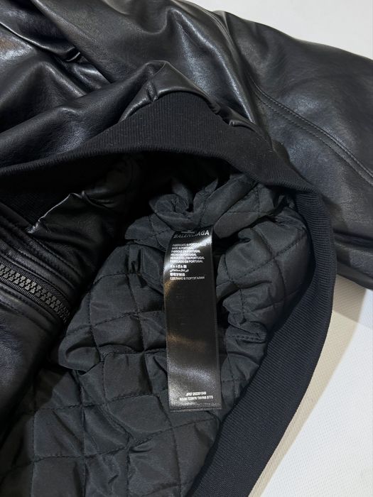 куртка Balenciaga Sporty B Shearling Black Jacket