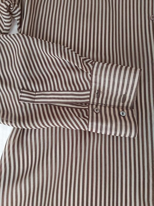 Bluzka szyfonowa w paseczki unisex