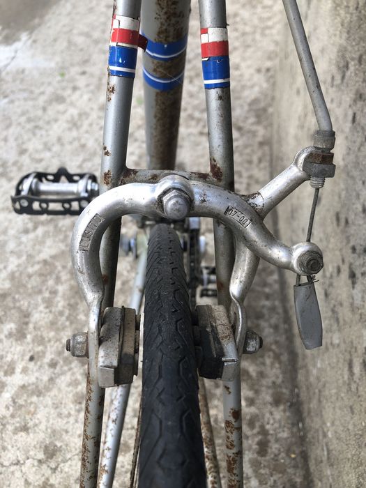 Bicicleta de corrida antiga