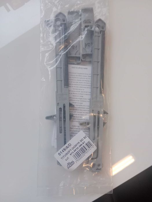 Prowadnice do szuflad Titus