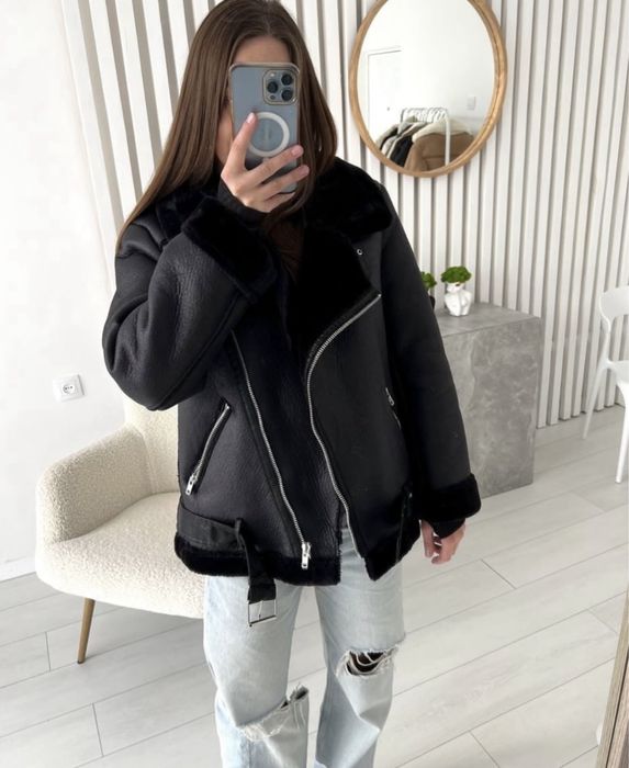 Дублянка жіноча чорна Нова