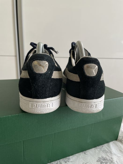 Puma Suede sneakersy skorzane nubuk czarne 38 adidasy trampki tenisowki