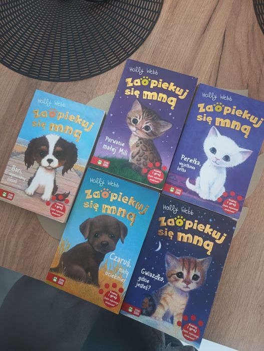 Książeczki z serii "zaopiekuj się mną," 5 szt