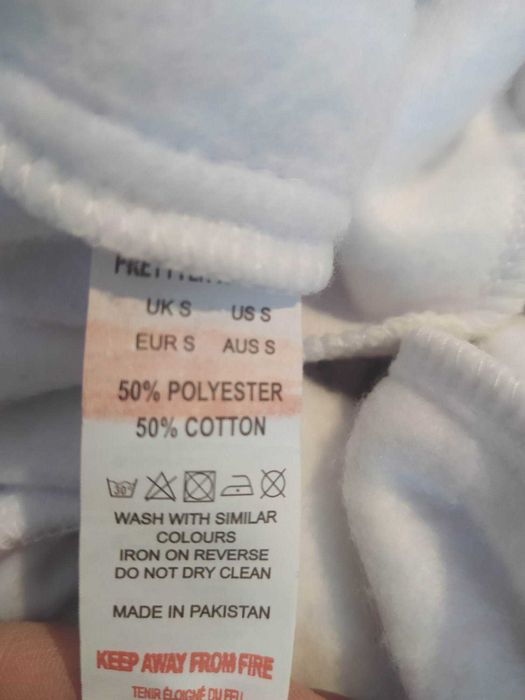 Spodnie Białe 50% cotton białe 40