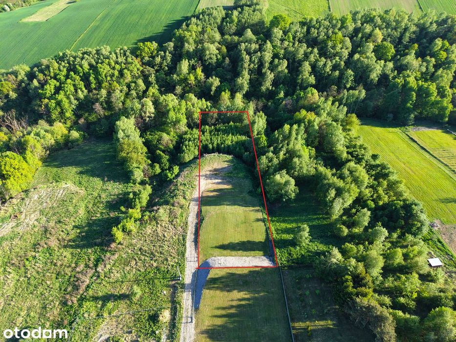 DUŻA, WIDOKOWA i pełna słońca działka BUDOWLANA - w otoczeniu lasu.