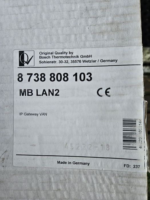 Bosch модуль Gateway MB Lan2 новий