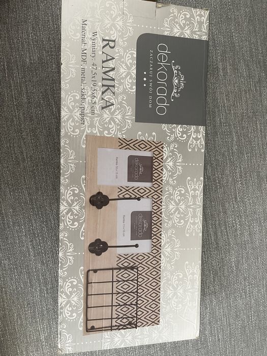 Wieszak, ramka przedpokoj nowy.