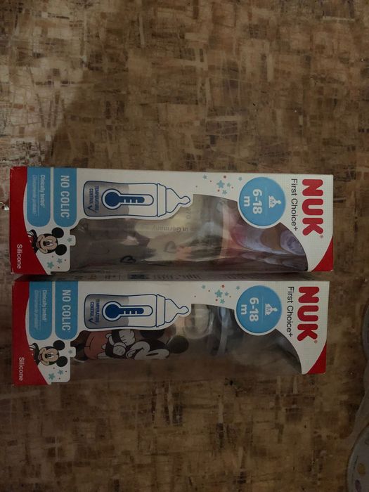 Новые бутылочки нові пляшечки Nuk 0-6 6-18 месяца