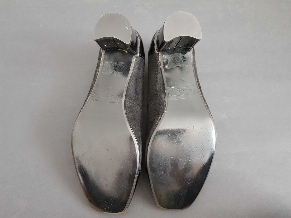 Czarne damskie buty czółenka 37 Brado 2954-82 fleki