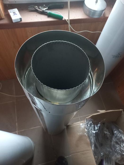 Труби сендвіч утеплені коліно флюгер волпер конус грибок Перехід платф