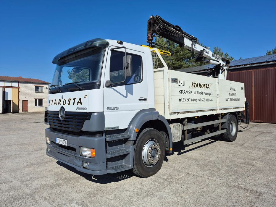 Mercedes-Benz Atego 1828  Mercedes-Benz Atego 1828 HDS Atlas 125.1