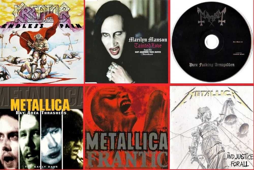 42 CDs - Metal - Raros - Muito Bom Estado