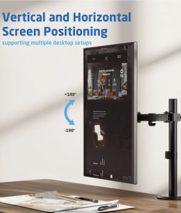 Suporte EWENT EW1519 para monitor com suporte para notebook