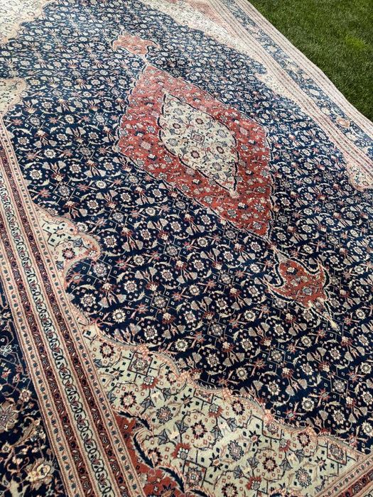 Dywan Perski kaszmir + jedwab Iran Ispahan 360x260 galeria 30 tyś