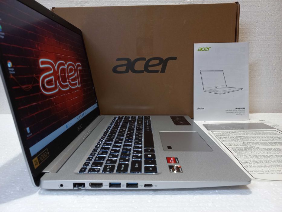 Мощный СВЕЖАК 2025!!  ACER A515 / RYZEN 5 5500U на 12" ЯДЕР /  + КАК НОВЫЙ + ЗСУ Подарки!!