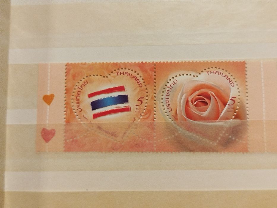 Znaczki Tajlandia 2013 serca