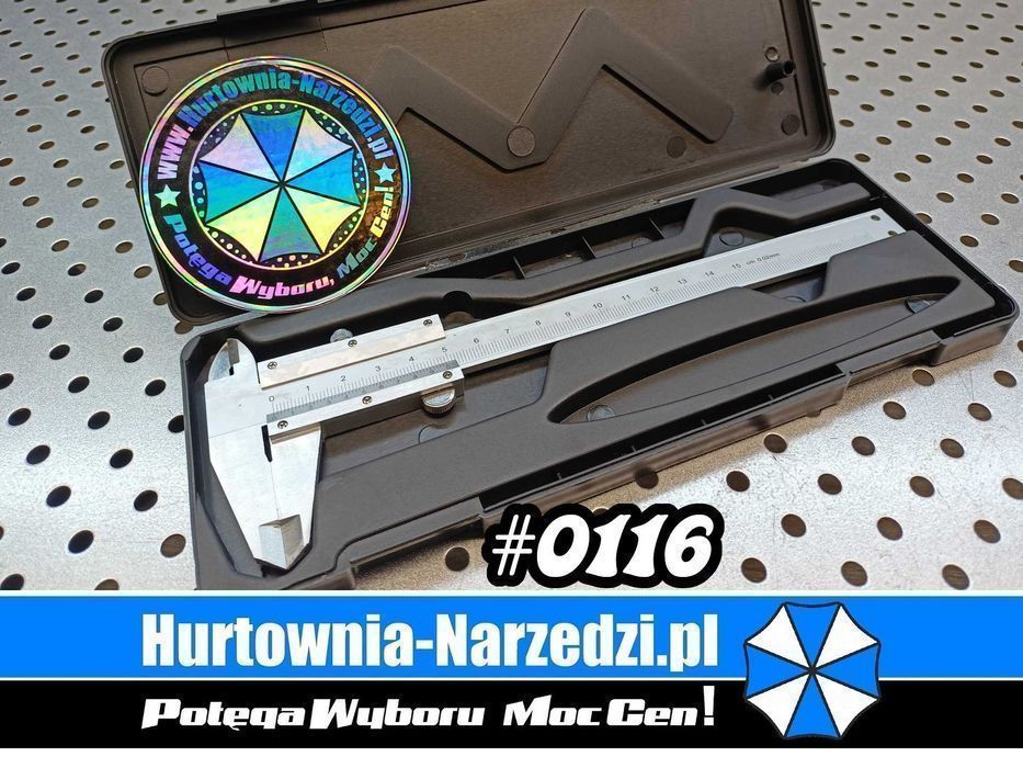 Suwmiarka inox 0-150mm + Etui  suwmiarka 150mm