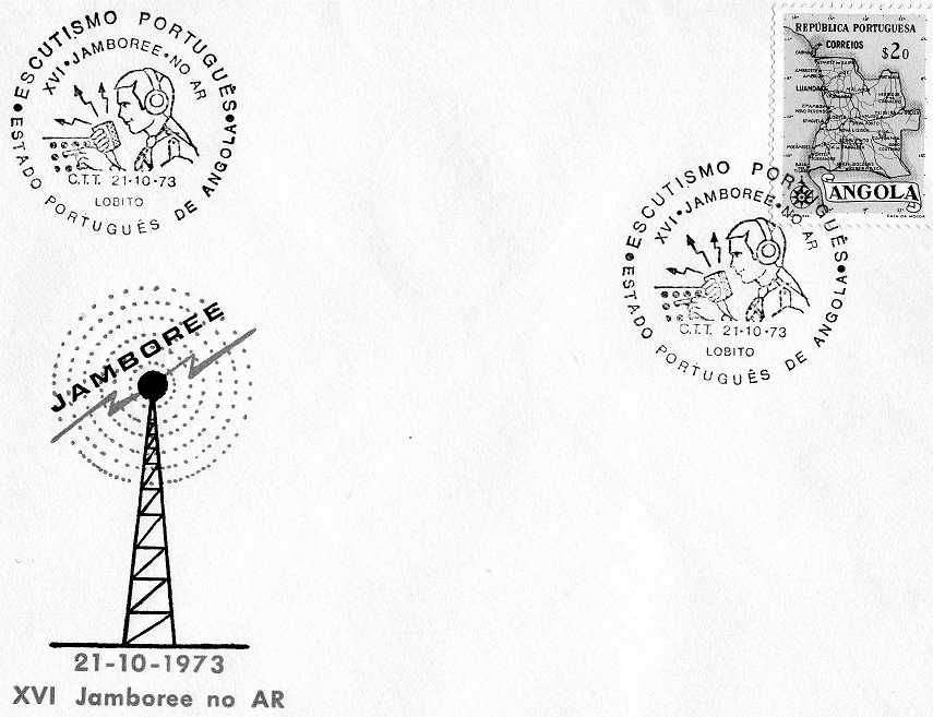 Angola - 1973out21 = XVI Jamboree no AR - Lobito