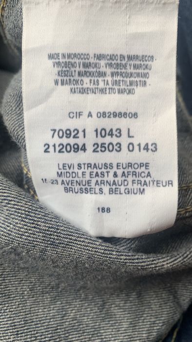 Levis kurtka damska - western - denim - katana damska