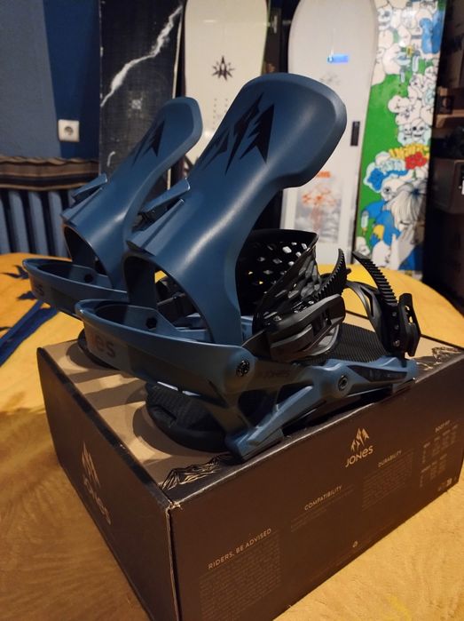 Nowe Wiązania Jones Meteorite Blue L 43+ eu, Skate Tech.