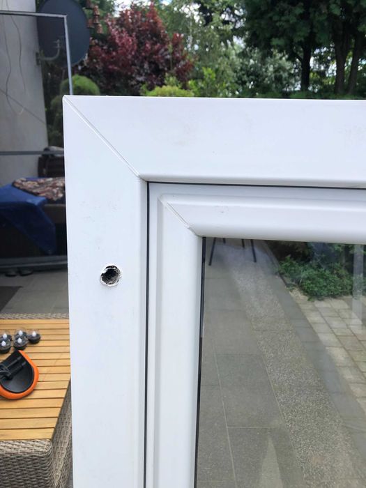 używane okno pcv wys 153 cm/ szer 123 cm